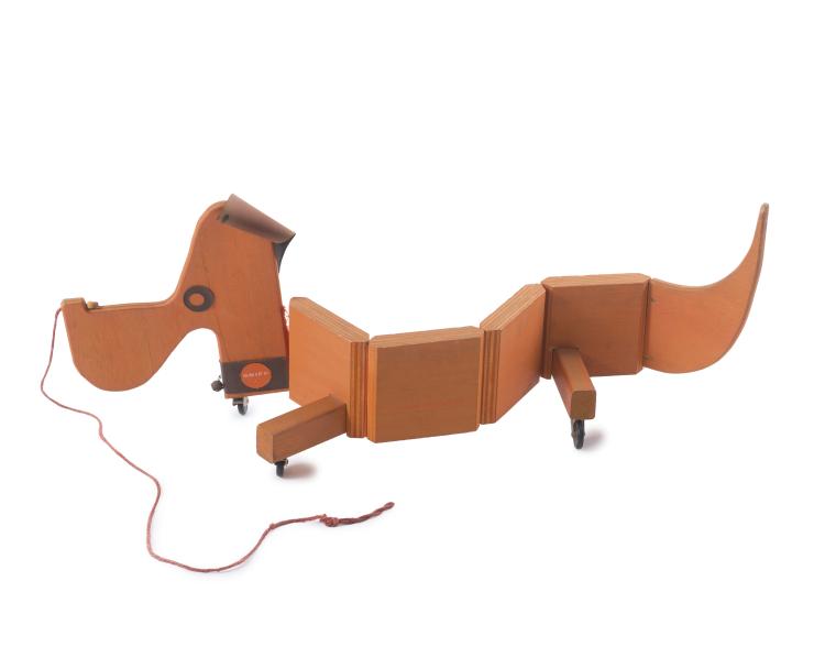Hauptbild zu Objekt, 'Sniff' dachshund, 1960s , Schweiz, 125B 313