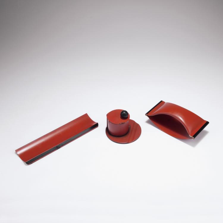 Hauptbild zu Objekt, Desk set, 1929-32, Marianne Brandt, Ruppelwerk, Gotha, 124A 31