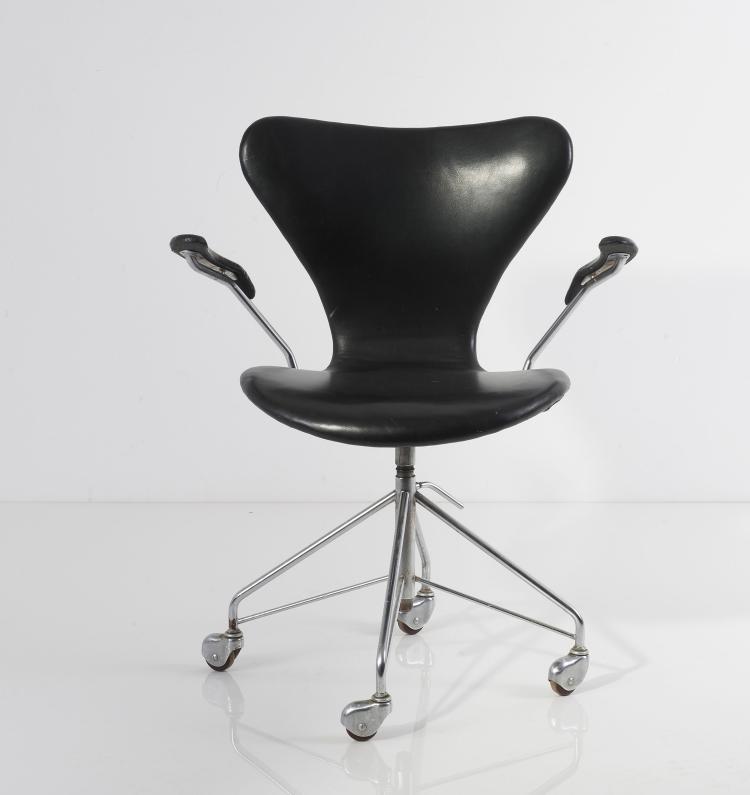 Bild 4 zu Objekt, '3217' office chair, 1955, Arne Jacobsen, Hansen, Fritz, Aller&ouml;d, 125A 20