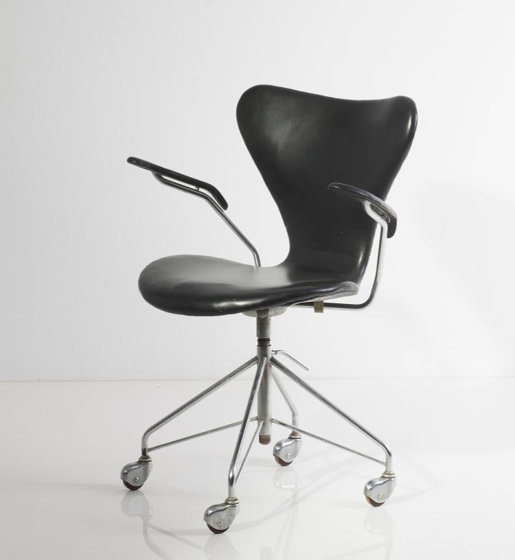 Bild 5 zu Objekt, '3217' office chair, 1955, Arne Jacobsen, Hansen, Fritz, Aller&ouml;d, 125A 20