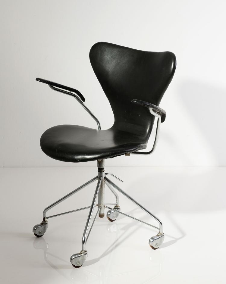 Bild 7 zu Objekt, '3217' office chair, 1955, Arne Jacobsen, Hansen, Fritz, Aller&ouml;d, 125A 20