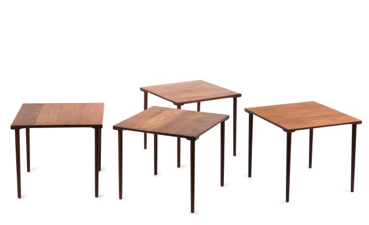 Bild 1 zu Objekt, Vier Beistelltischchen, 1950er Jahre, France & Daverkosen, Kopenhagen, 125B 188
