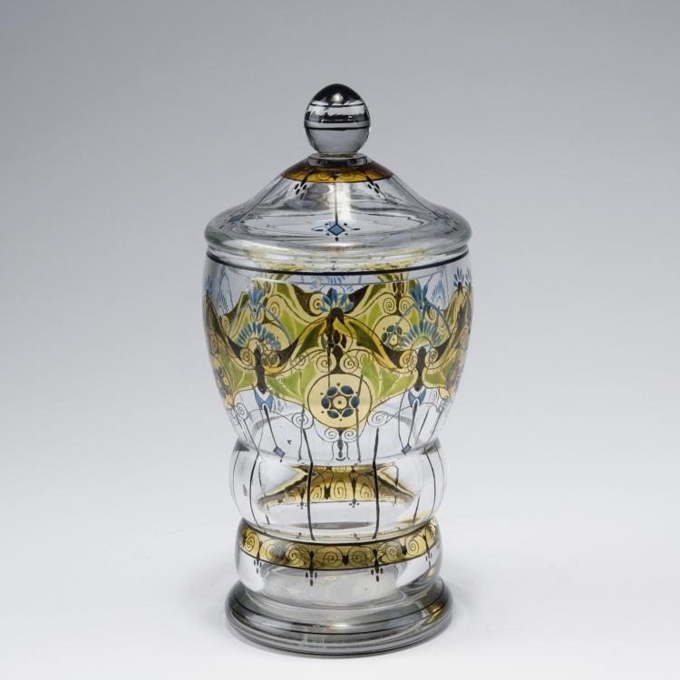 Hauptbild zu Objekt, Covered goblet, c1915-20, Haida-Steinsch&ouml;nau, 123 462