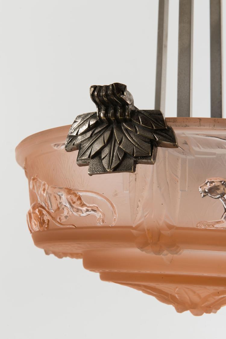 Bild 2 zu Objekt, Ceiling light, c1938, Muller Fr&egrave;res, Lun&eacute;ville, 123 409