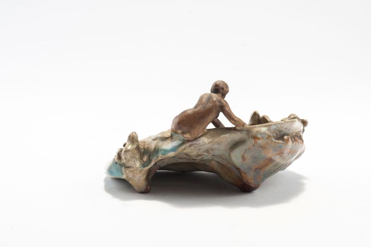 Bild 2 zu Objekt, Dish with girl, c1900, Auguste Ledru, Muller, Emile, Ivry, 123 693