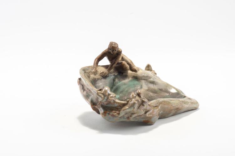 Bild 3 zu Objekt, Dish with girl, c1900, Auguste Ledru, Muller, Emile, Ivry, 123 693