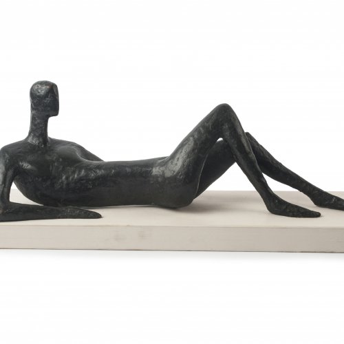 'Recling female nude', 1960s 