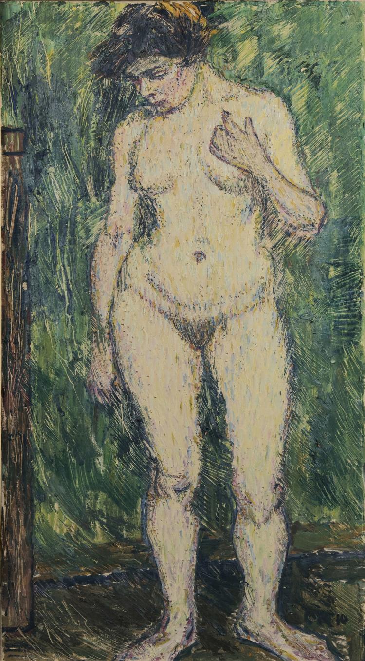 Hauptbild zu Objekt, Ohne Titel (Weiblicher Akt), 1910, Christian Rohlfs, 124B 49