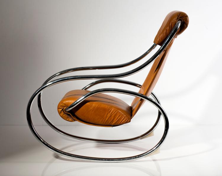 Bild 1 zu Objekt, Schaukelsessel, 1960er Jahre, Skandinavien, 125B 243