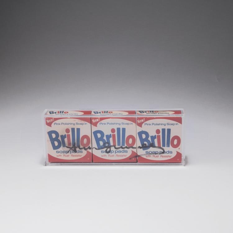 Hauptbild zu Objekt, 3 'Brillo soap pads with rust resister', after 1969, Andy Warhol, 124B 173