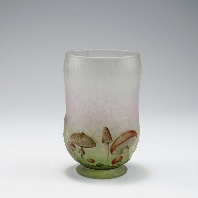 Hauptbild zu Objekt, 'Champignons sous la pluie' vase, 1907, Henri Berg&eacute;, Daum Fr&egrave;res, Nancy, 123 210