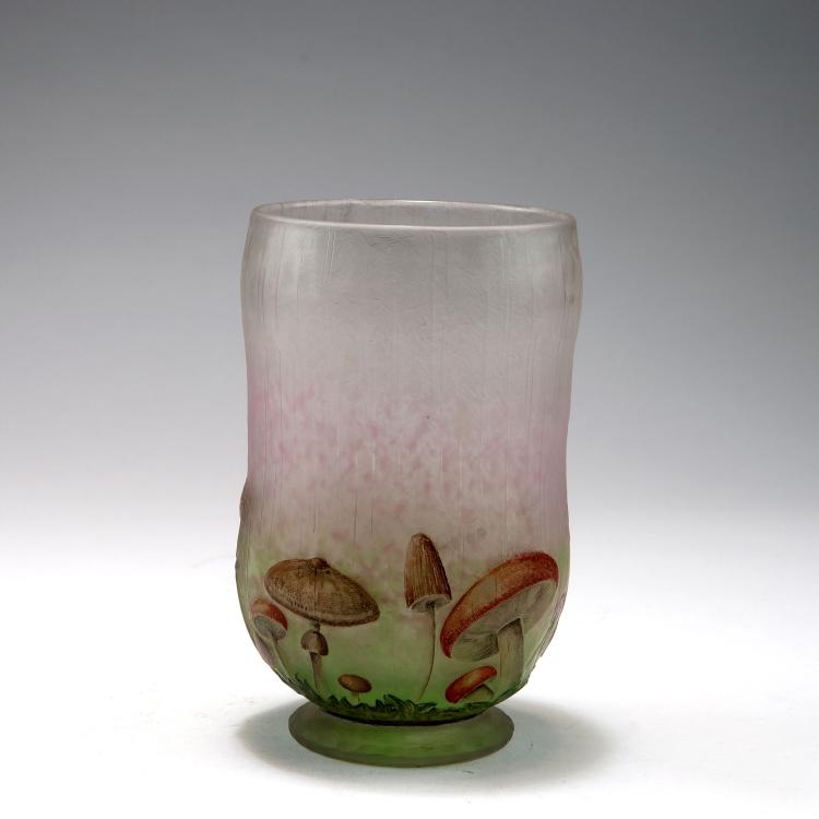 Bild 1 zu Objekt, 'Champignons sous la pluie' vase, 1907, Henri Berg&eacute;, Daum Fr&egrave;res, Nancy, 123 210