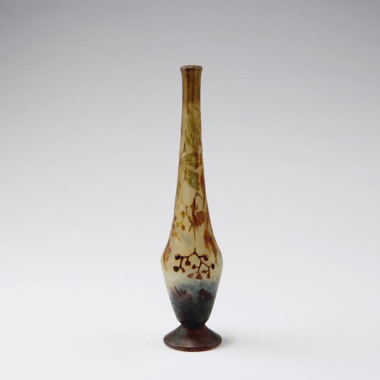 Hauptbild zu Objekt, 'Vigne vierge' vase, 1910, Daum Fr&egrave;res, Nancy, 123 215