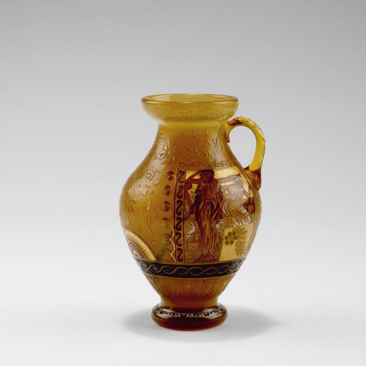 Hauptbild zu Objekt, 'Echoes of Hellas' vase, 1895-98, Burgun Schverer & Co., Meisenthal, 123 162