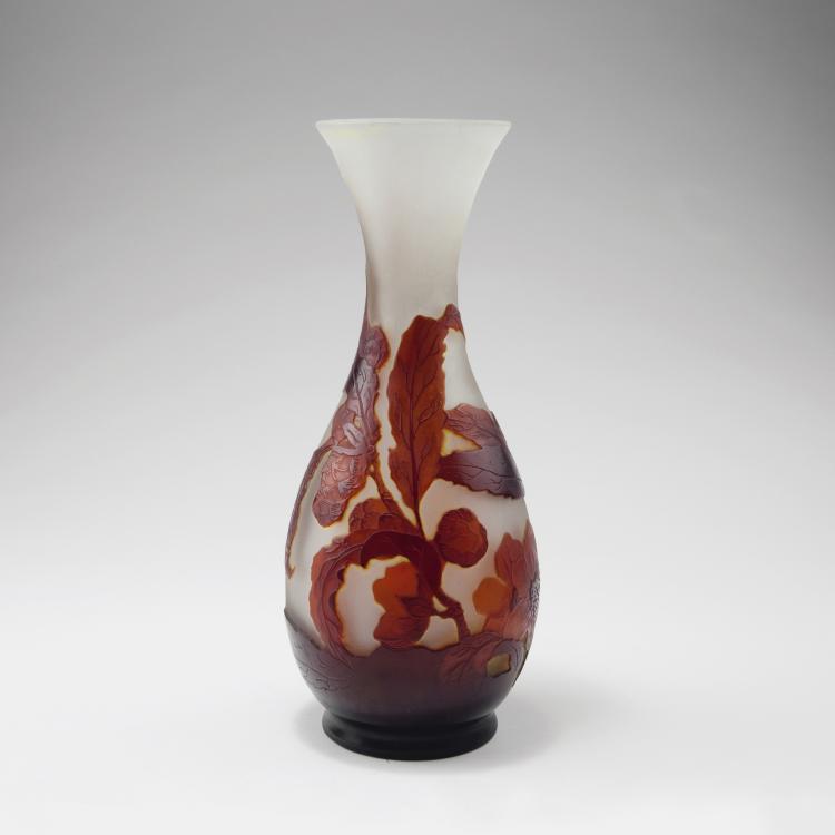 Hauptbild zu Objekt, 'Cognassier du Japon' vase, 1920s, Gall&eacute;, Emile, Nancy, 123 349