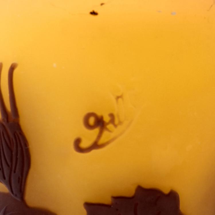 Bild 2 zu Objekt, 'Ancolies' vase, 1906-14, Gall&eacute;, Emile, Nancy, 123 329