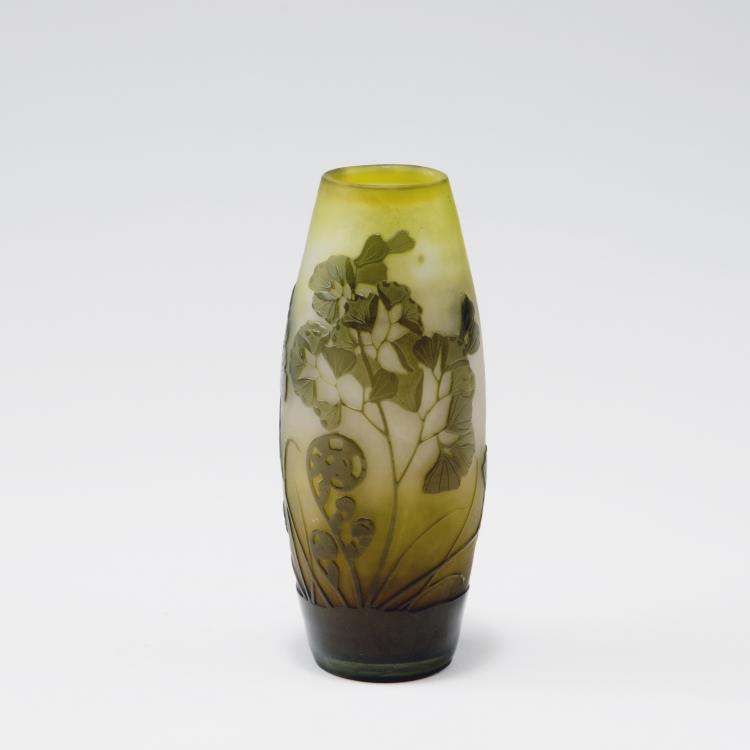 Hauptbild zu Objekt, 'Foug&egrave;res' vase, 1906-14, Gall&eacute;, Emile, Nancy, 123 330