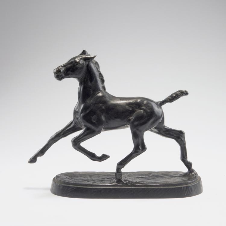 Hauptbild zu Objekt, Trotting horse, c1908, Kraas, Berlin, 123 563