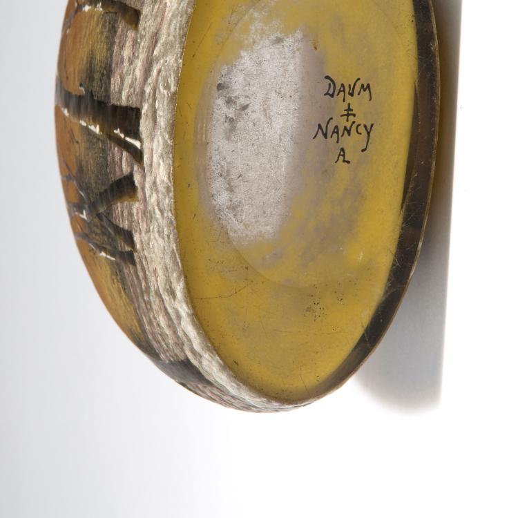 Bild 2 zu Objekt, 'Cr&eacute;puscule neige' or 'Paysage hiver' vase, c1906, Daum Fr&egrave;res, Nancy, 123 207