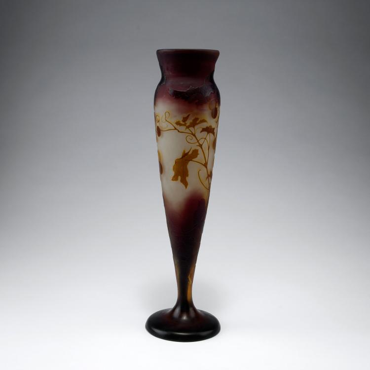 Bild 1 zu Objekt, 'Vigne' vase, 1906-14, Gall&eacute;, Emile, Nancy, 123 331