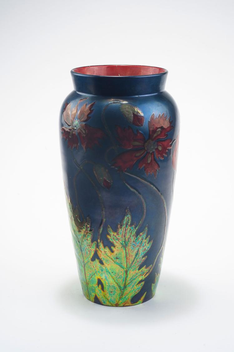 Bild 1 zu Objekt, 'Poppy' vase, c1900, Zsolnay, P&eacute;cs, 123 744