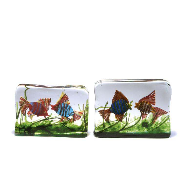 Hauptbild zu Objekt, Two Aquariums, c1950, Cenedese, Gino, Murano, 125C 623
