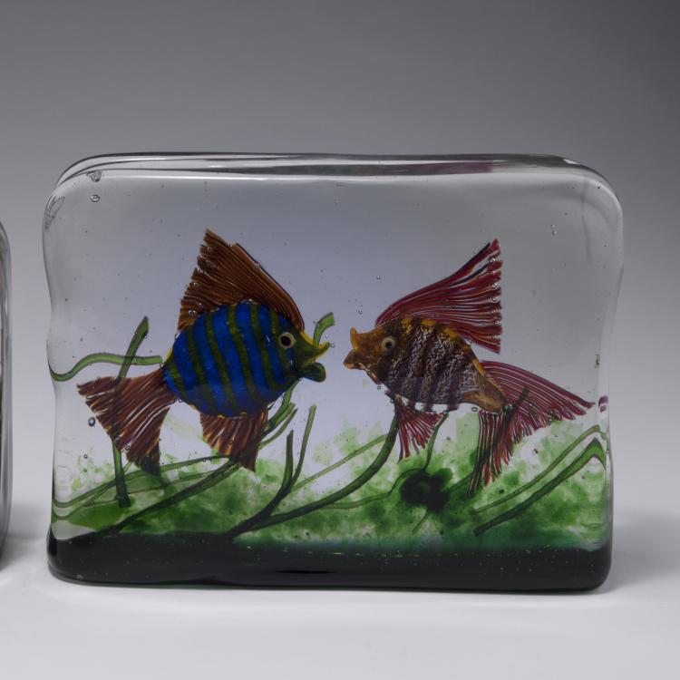 Bild 1 zu Objekt, Two Aquariums, c1950, Cenedese, Gino, Murano, 125C 623