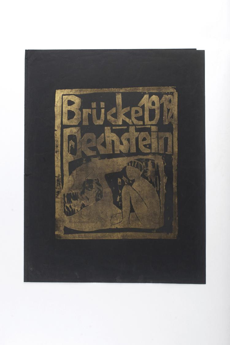 Hauptbild zu Objekt, Title of the New Year's portfolio of the Br&uuml;cke, 1912., Otto M&uuml;ller, 124B 22
