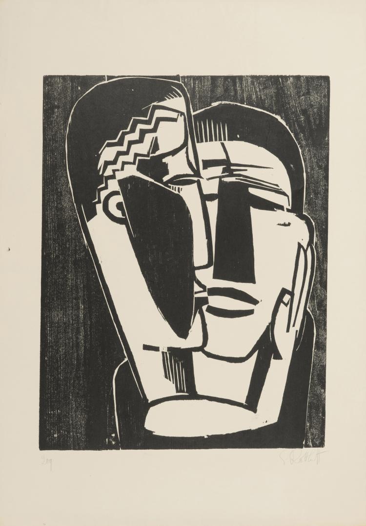 Hauptbild zu Objekt, 'Consolation of a woman', 1920, Karl Schmidt-Rottluff, 124B 79