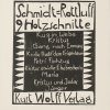 'Title page for the portfolio of woodcuts at Kurt Wolff publishers', 1918