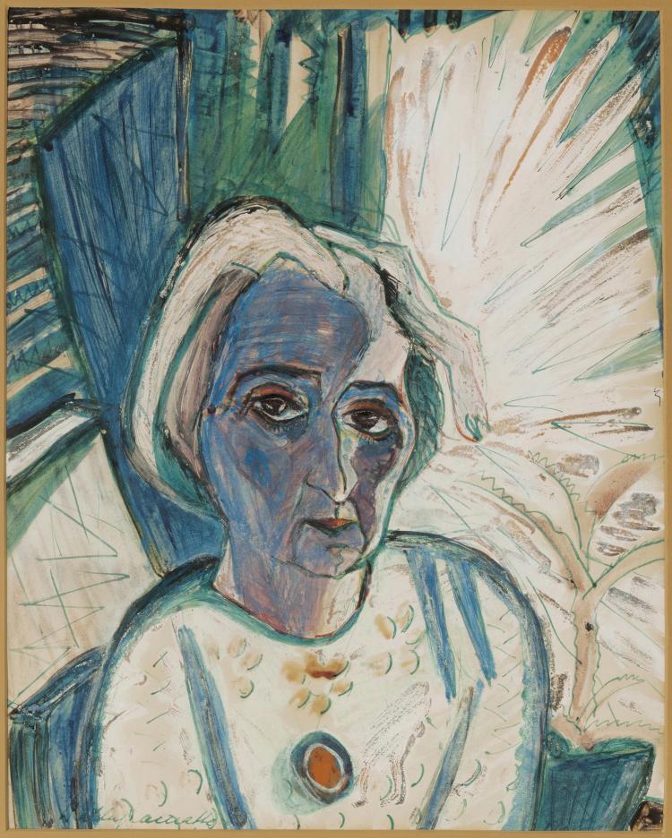 Hauptbild zu Objekt, 'Portrait Rosa Schapire', 1920, Walter Gramatt&eacute;, 124B 10