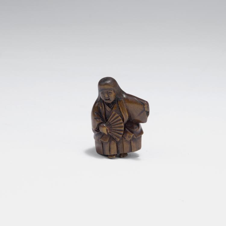 Hauptbild zu Objekt, Netsuke. N&ocirc;-T&auml;nzer, Japan, 124B 208