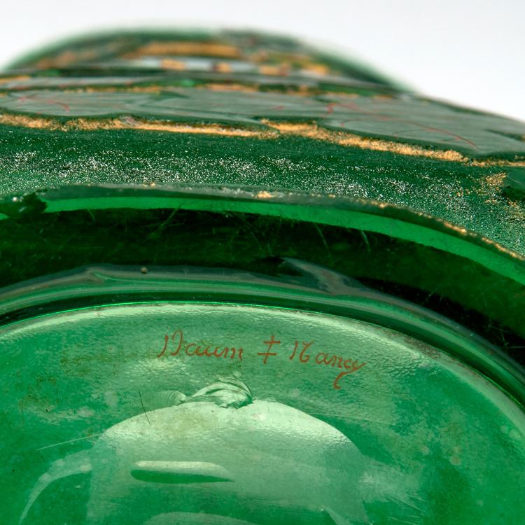 Bild 2 zu Objekt, 'Verrerie parlante' - 'Je meurs o&ugrave; je m'attache' vase, 1893, Daum Fr&egrave;res, Nancy, 123 169