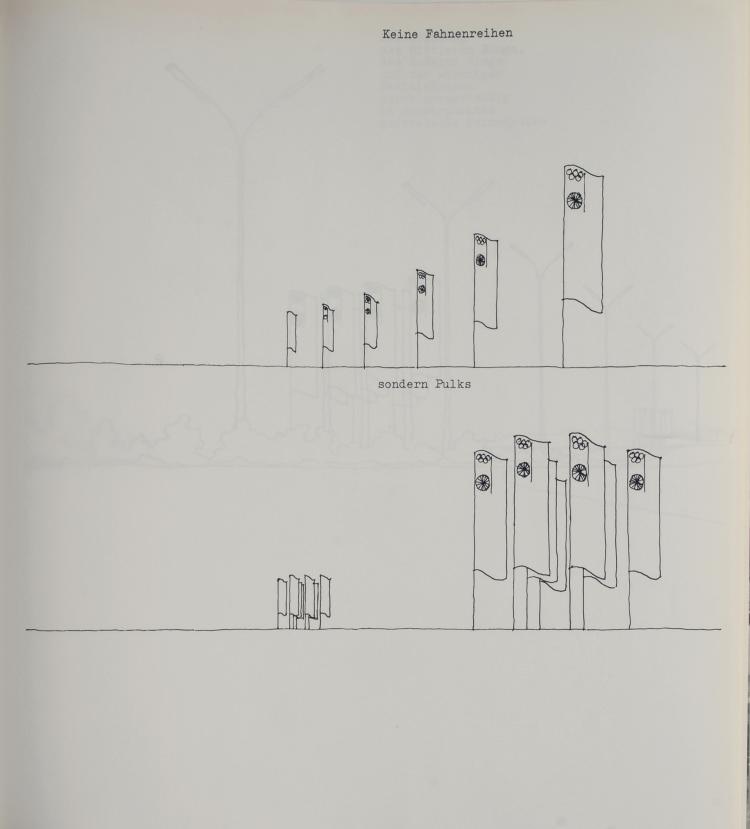 Bild 2 zu Objekt, Konzept visuelles Erscheinungsbild M&uuml;nchen 1972, Otl Aicher, Olympiade M&uuml;nchen 1972; Fachliteratur, 125B 328