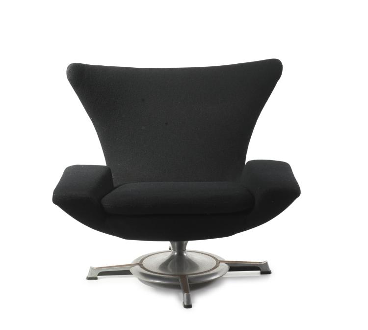 Hauptbild zu Objekt, Lounge chair, c1965, Johannes Andersen, Trensum, Stockholm, 125A 107