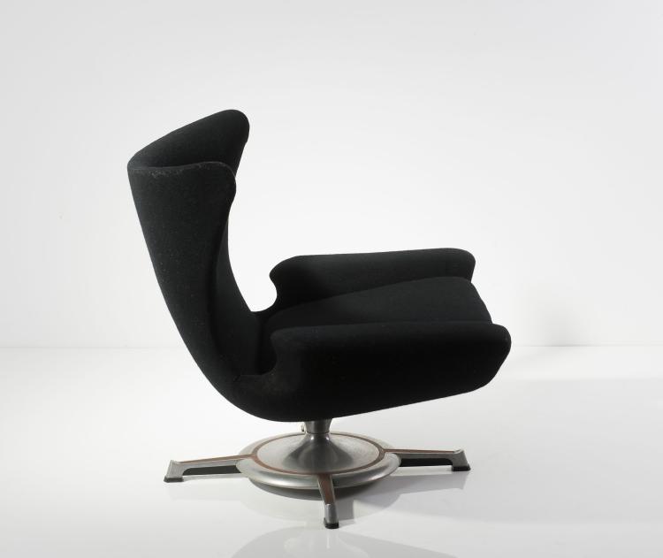 Bild 4 zu Objekt, Lounge chair, c1965, Johannes Andersen, Trensum, Stockholm, 125A 107