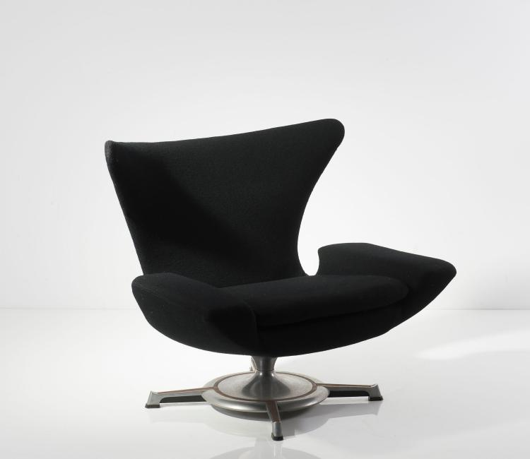 Bild 5 zu Objekt, Lounge chair, c1965, Johannes Andersen, Trensum, Stockholm, 125A 107