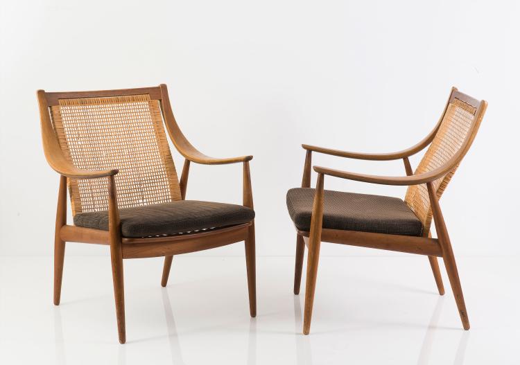 Bild 2 zu Objekt, Two 'fd-146' armchairs, 1956/57, Peter Hvidt, France & Daverkosen, Kopenhagen, 125A 17
