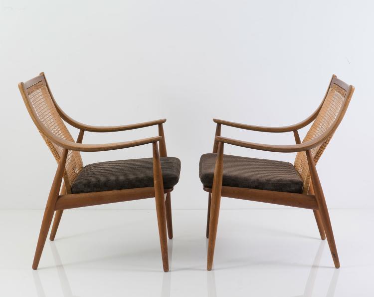 Bild 6 zu Objekt, Two 'fd-146' armchairs, 1956/57, Peter Hvidt, France & Daverkosen, Kopenhagen, 125A 17