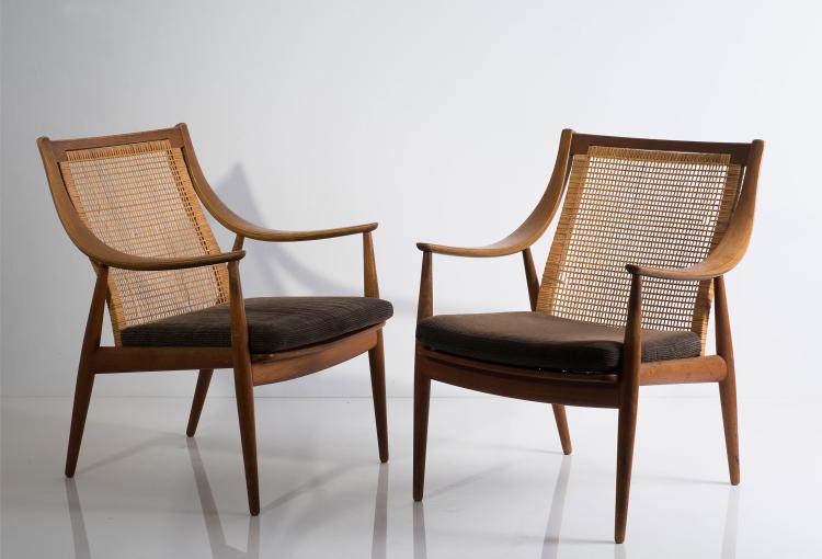 Bild 8 zu Objekt, Two 'fd-146' armchairs, 1956/57, Peter Hvidt, France & Daverkosen, Kopenhagen, 125A 17