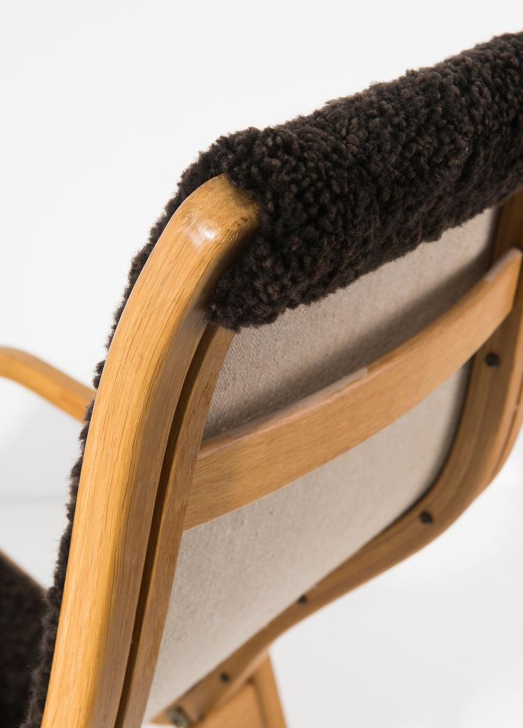 Bild 6 zu Objekt, 'Lamino' chair and ottoman, 1956, Yngve Ekstr&ouml;m, Swedese M&ouml;bler, Vaggaryd, 125B 216