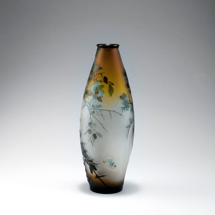 Bild 1 zu Objekt, 'Prunelles' vase, 1906-14, Gall&eacute;, Emile, Nancy, 123 332