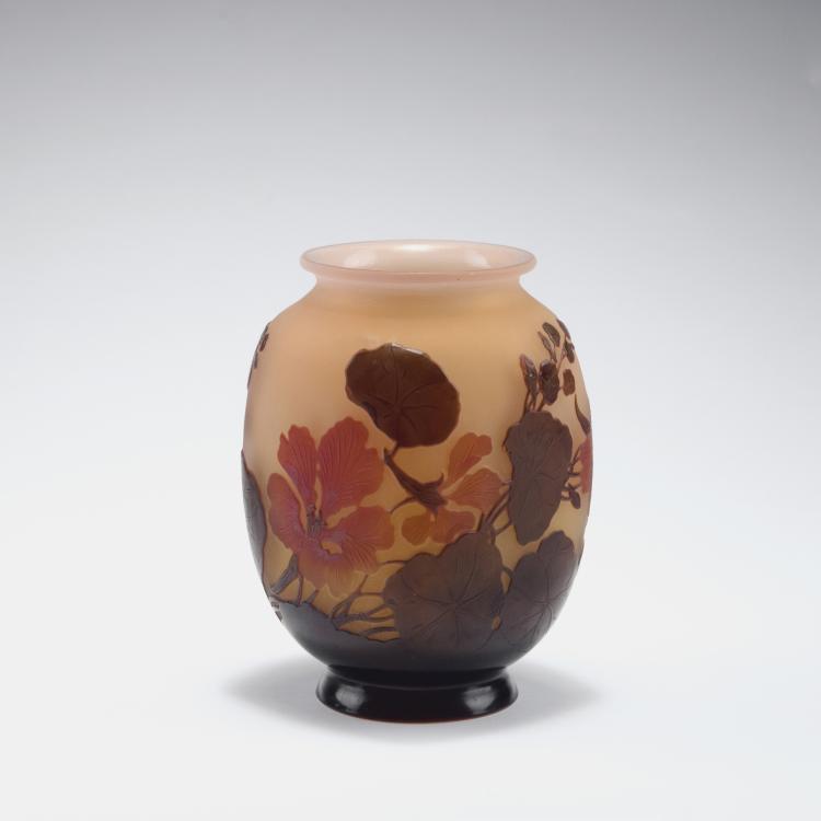 Hauptbild zu Objekt, 'Capucines' vase, 1920s, Gall&eacute;, Emile, Nancy, 123 351