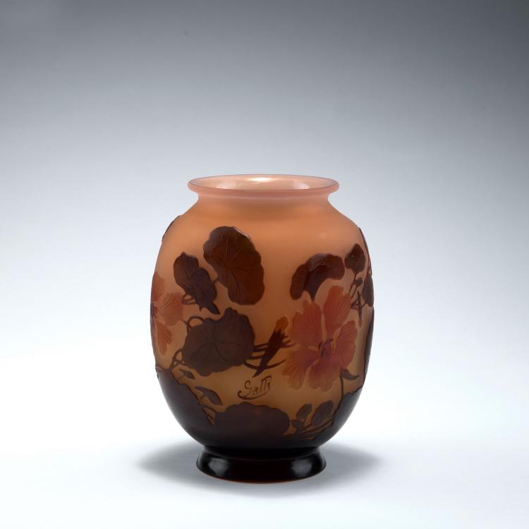 Bild 1 zu Objekt, 'Capucines' vase, 1920s, Gall&eacute;, Emile, Nancy, 123 351