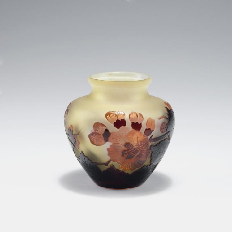 Hauptbild zu Objekt, 'Mauves' vase, 1920s, Gall&eacute;, Emile, Nancy, 123 353