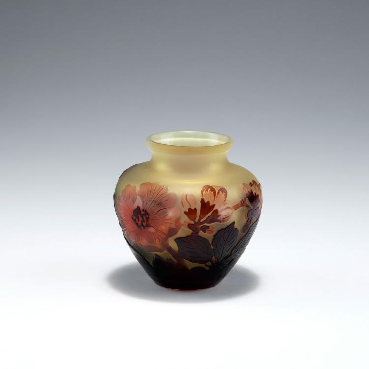 Bild 1 zu Objekt, 'Mauves' vase, 1920s, Gall&eacute;, Emile, Nancy, 123 353
