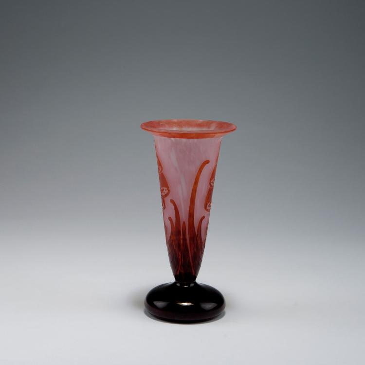 Bild 1 zu Objekt, 'Digitales' vase, 1924-27, Schneider, Epinay-sur-Seine, 123 431