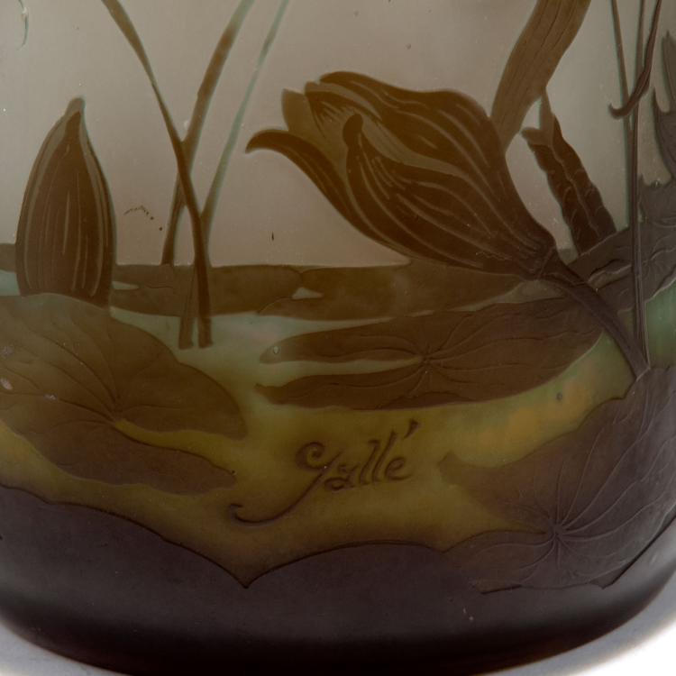Bild 2 zu Objekt, 'N&eacute;nuphars et sagittaire' vase, 1906-14, Gall&eacute;, Emile, Nancy, 123 339