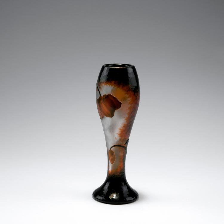 Bild 1 zu Objekt, 'An&eacute;mones' martel&eacute; vase, 1898, Daum Fr&egrave;res, Nancy, 123 174