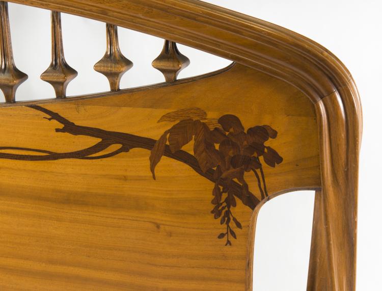 Bild 4 zu Objekt, 'Glycines, cl&eacute;matites, pavots et papillons' bed, 1900, Majorelle, Louis, Nancy, 124A 2